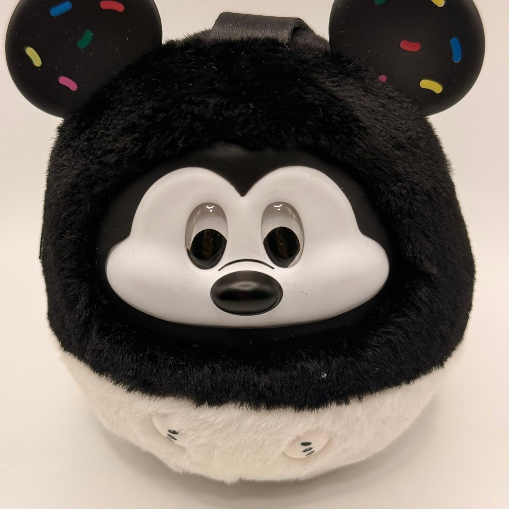 Miniso Disney Mickey Mouse Plush Coin Purse Pouch Sprinkles Ears Carabiner Clip - Picture 2 of 3